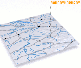 3d view of Bakonykoppány