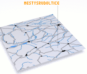 3d view of Městys Rudoltice