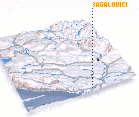 3d view of Bagalovići