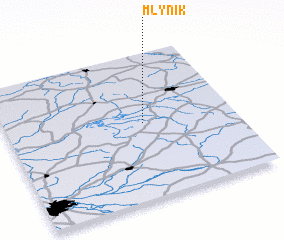 3d view of Młynik