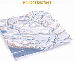 3d view of Primorske Staje