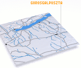 3d view of Görösgalpuszta