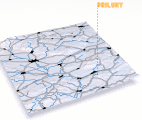 3d view of Příluky