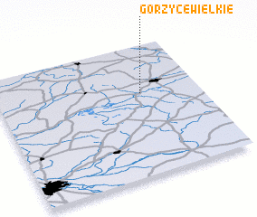 3d view of Gorzyce Wielkie