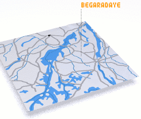 3d view of Bégara-Daye