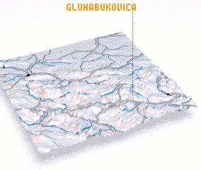 3d view of Gluha Bukovica