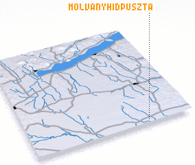 3d view of Molványhidpuszta