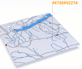 3d view of Péterpuszta