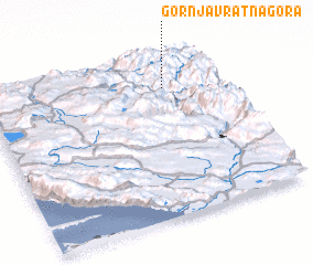 3d view of Gornja Vratna Gora