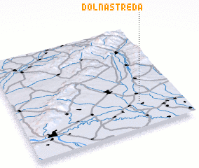 3d view of Dolná Streda