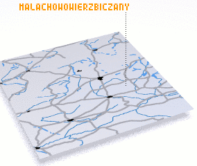 3d view of Małachowo Wierzbiczany