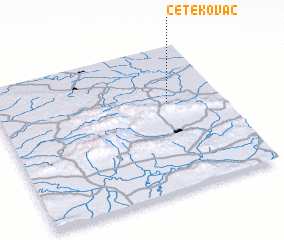 3d view of Četekovac