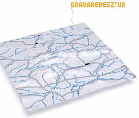 3d view of Drávakeresztúr