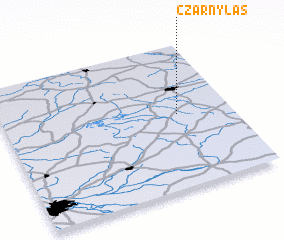 3d view of Czarny Las