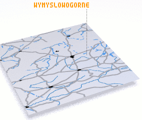 3d view of Wymysłowo Górne