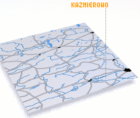 3d view of Kaźmierowo