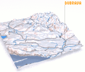 3d view of Dubrava