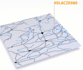 3d view of Kołaczkowo