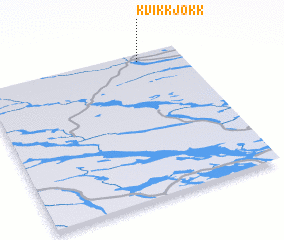 3d view of Kvikkjokk