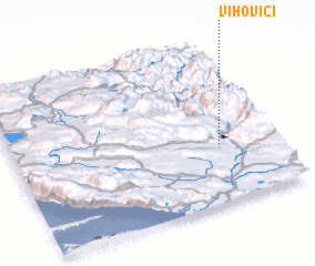 3d view of Vihovići