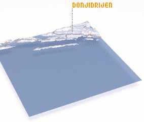 3d view of Donji Drijen