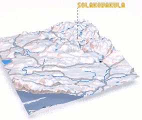 3d view of Solakova Kula