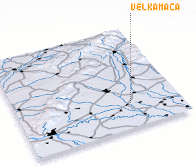 3d view of Veľká Mača