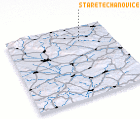 3d view of Staré Těchanovice