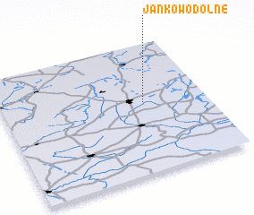 3d view of Jankowo Dolne