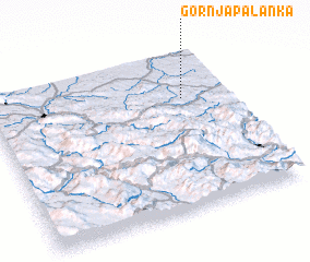 3d view of Gornja Palanka