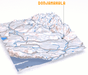 3d view of Donja Mahala