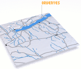 3d view of Örvényes