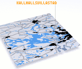 3d view of Kallhälls Villastad