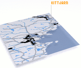 3d view of Kittjärn