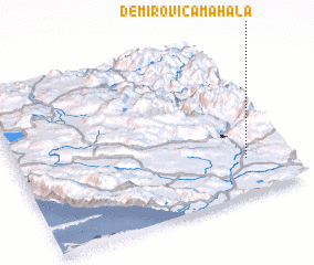 3d view of Demirovića Mahala