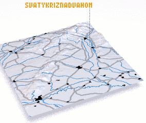 3d view of Svätý Kríž nad Váhom