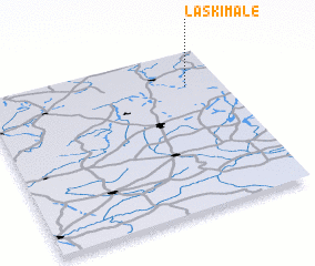 3d view of Laski Małe