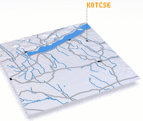 3d view of Kötcse