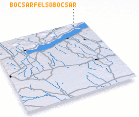 3d view of Bocsár-Felsőbocsár