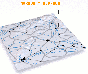 3d view of Moravany nad Váhom