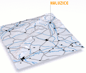 3d view of Haluzice