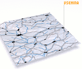 3d view of Všemina