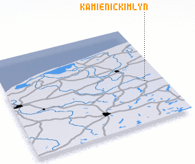 3d view of Kamienicki Młyn