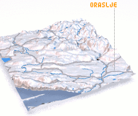 3d view of Oraslje