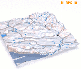 3d view of Dubrava