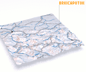 3d view of Brkiča Potok