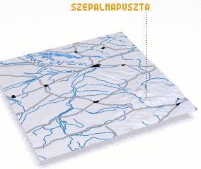 3d view of Szépalmapuszta