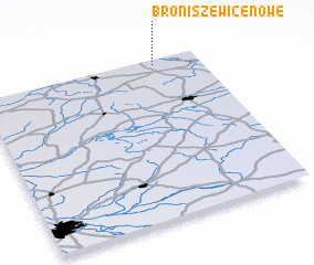 3d view of Broniszewice Nowe