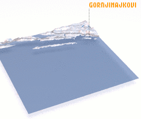 3d view of Gornji Majkovi