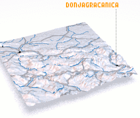 3d view of Donja Gračanica